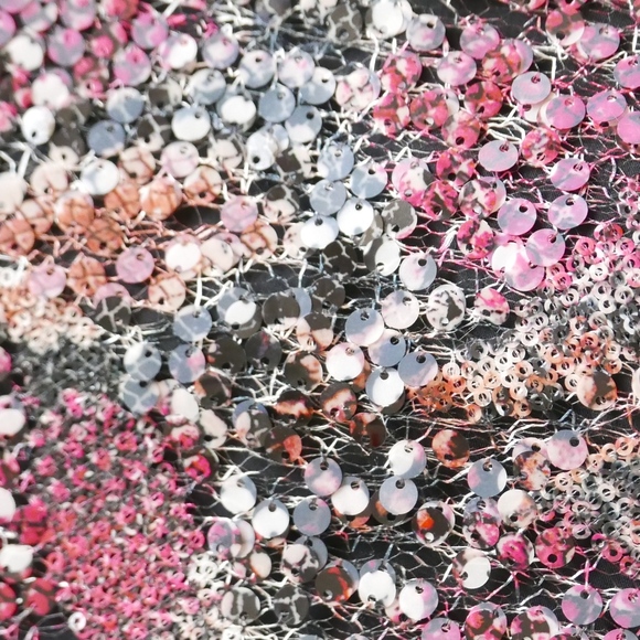 Designer Sequin Snakeskin Print Pencil Skirt - Picture 2 of 4